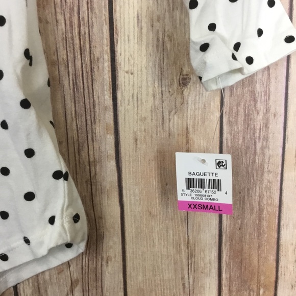 MASON JULES DOT PRINT DETAIL BOW TOP SZ XXS - Picture 4 of 5